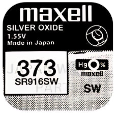 Maxell 373 SR916SW Silver Oxide Replacement Watch Battery