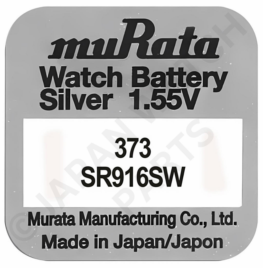 Murata 373 SR916SW Silver Oxide Replacement Watch Battery