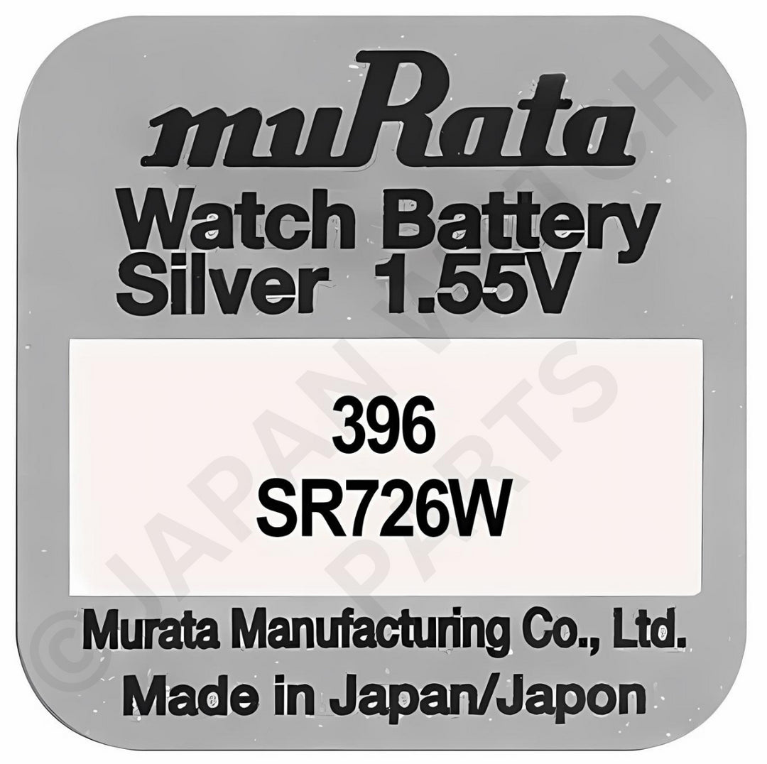 Murata 396 SR726W Silver Oxide Replacement Watch Battery