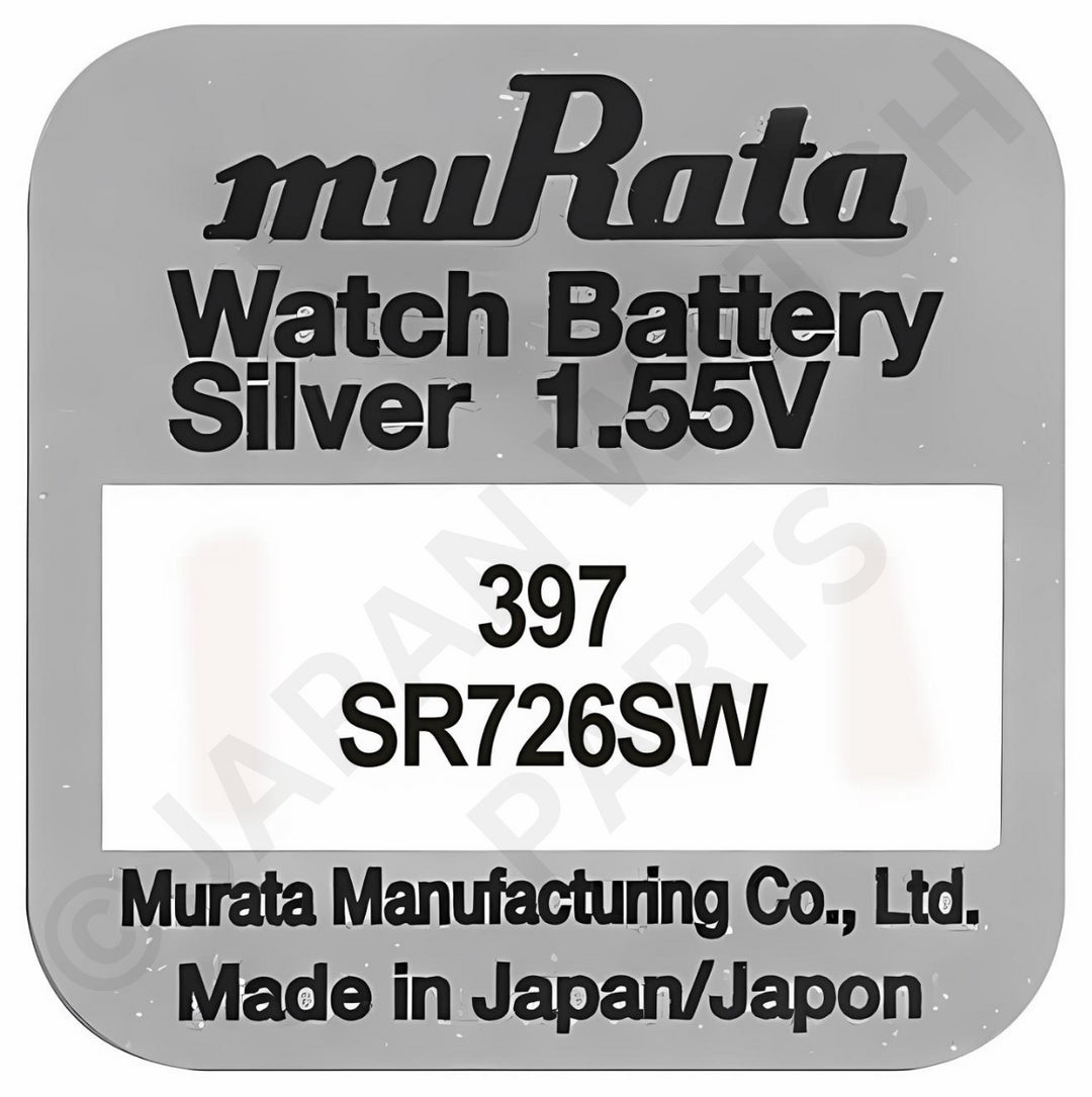 Murata 397 SR726SW Silver Oxide Replacement Watch Battery