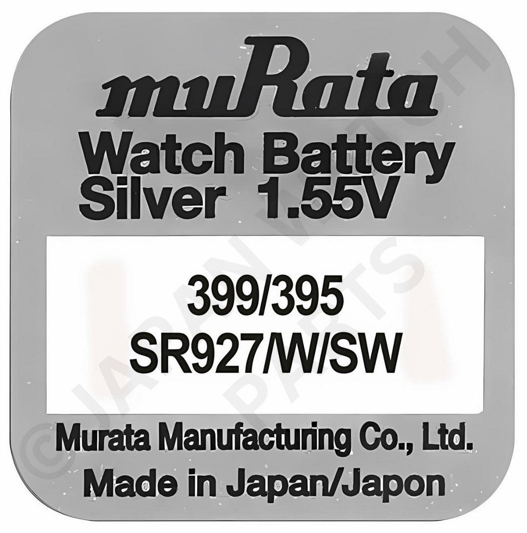 Murata 399 395 SR927W/SW Silver Oxide Replacement Watch Battery