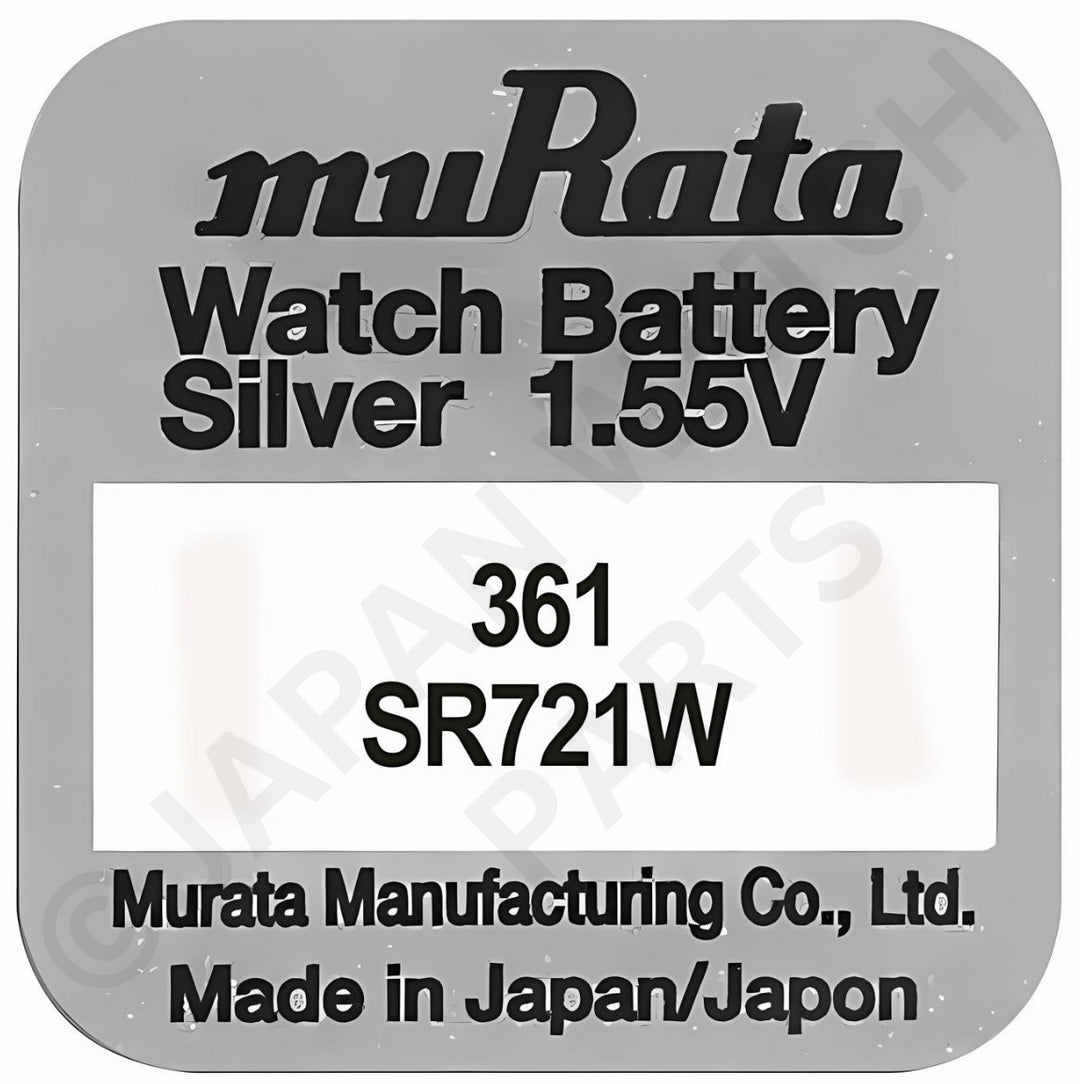 Murata 361 SR721W Silver Oxide Replacement Watch Battery